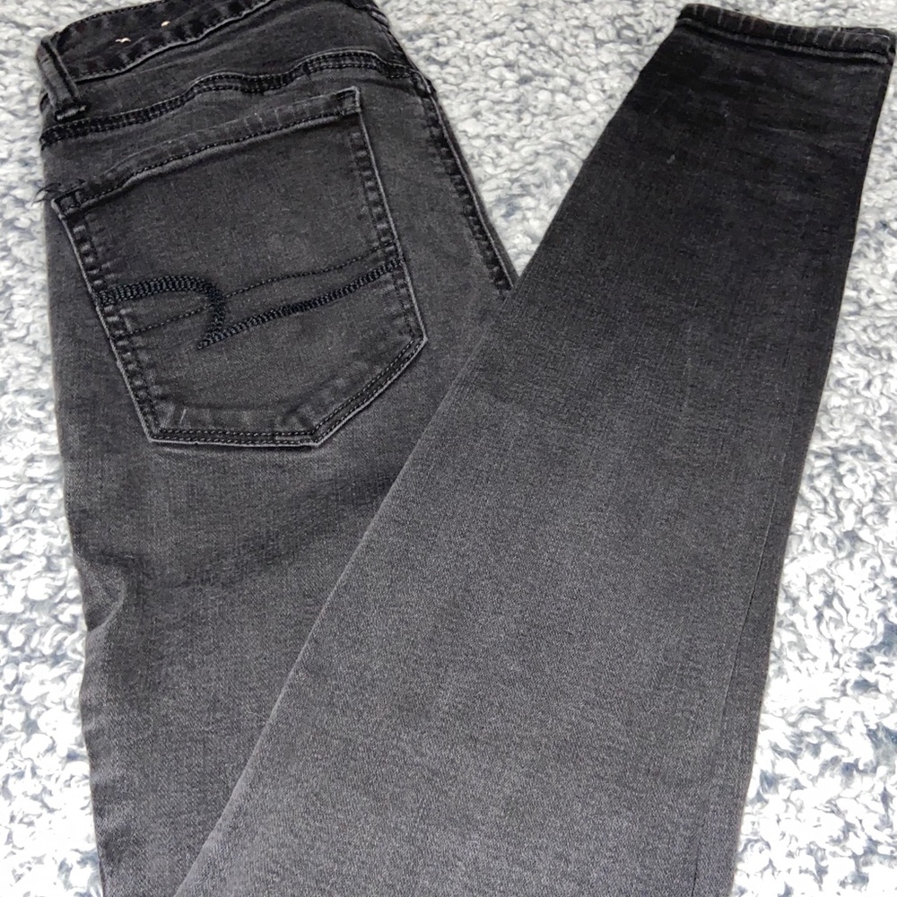 American Eagle black skinny jeans